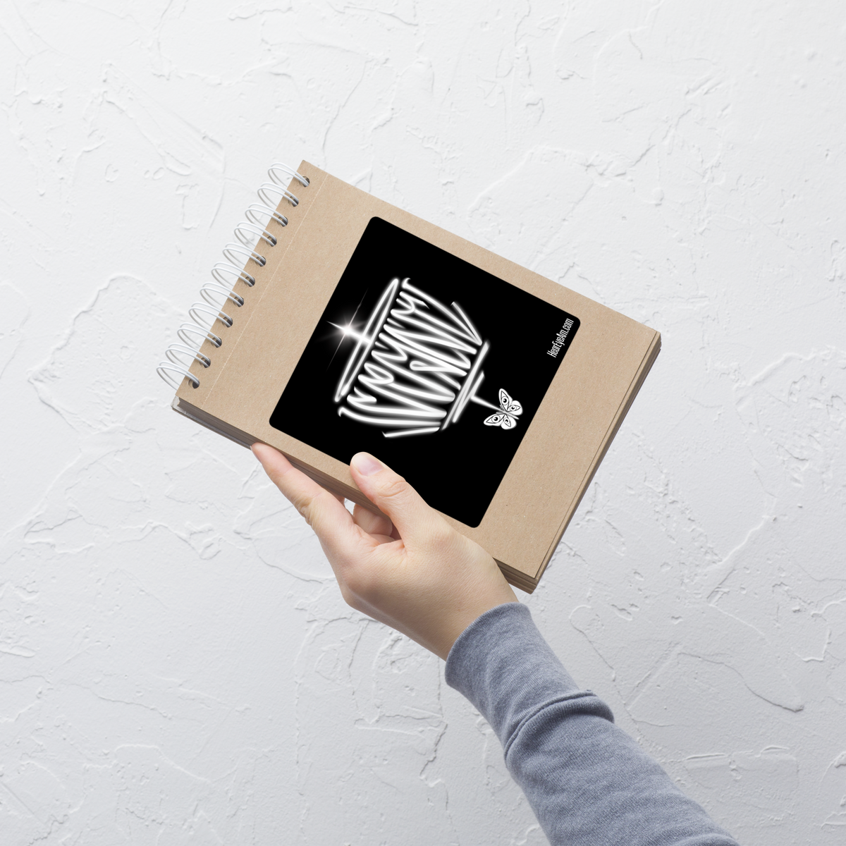 HearEyeAm Sticker (Single Slap) | Ceynt NYC | EyeF.L.Y Handstyle Sticker