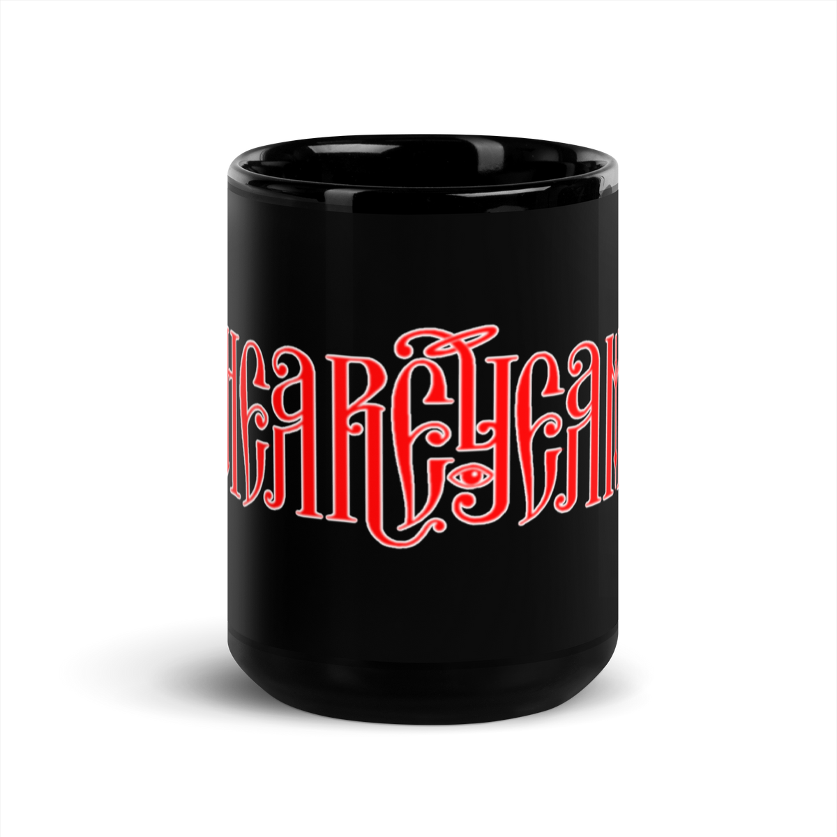 HearEyeAm Black/Red Classic Glossy Mug