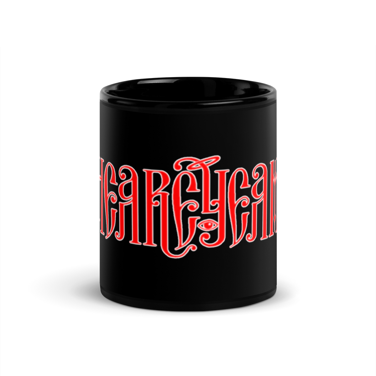 HearEyeAm Black/Red Classic Glossy Mug