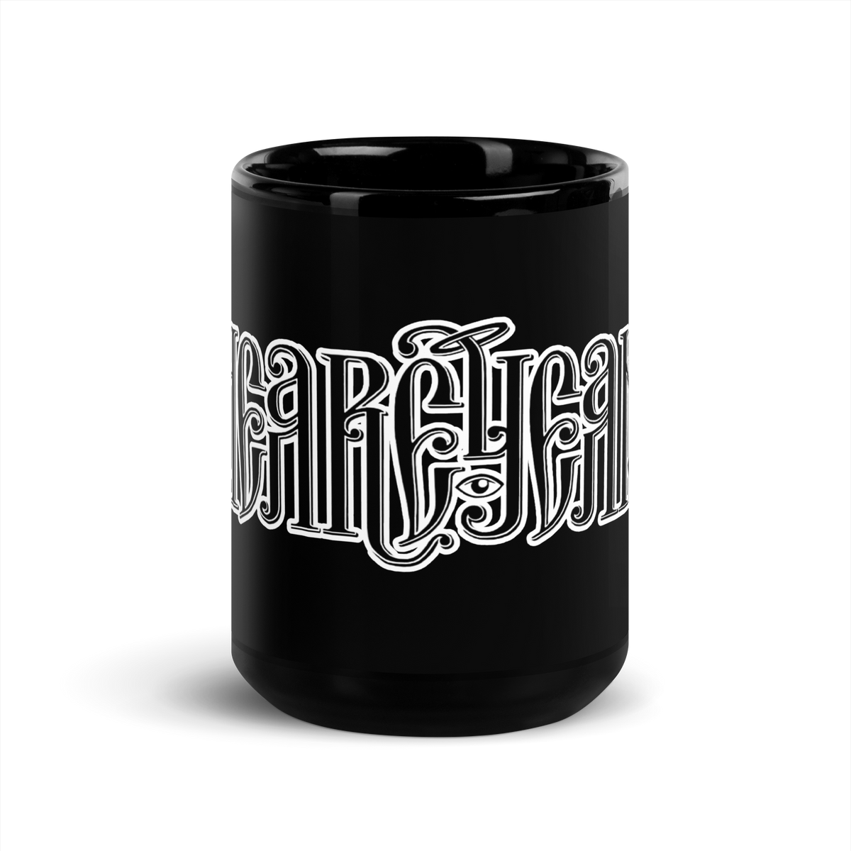 HearEyeAm Black/White Classic Glossy Mug