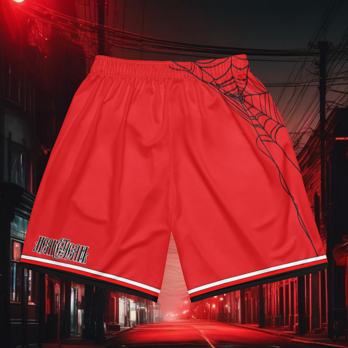 HearEyeAm | EyeF.L.Y Elite Sports Shorts (Web Red)